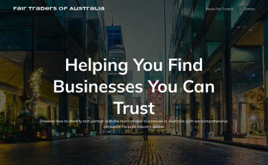 fairtraders.org.au screenshot