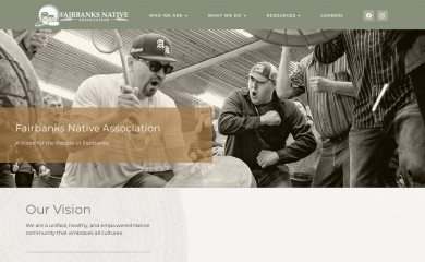 fairbanksnative.org screenshot