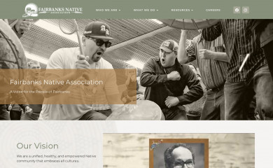 fairbanksnative.org screenshot
