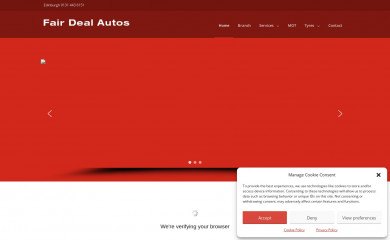 fairdealautos.com screenshot