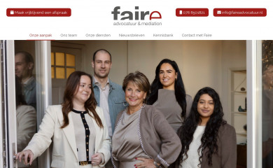 faireadvocatuur.nl screenshot