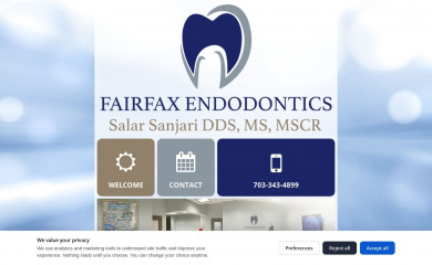 fairfaxendodontics.com screenshot