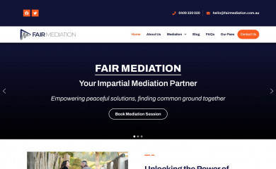fairmediation.com.au screenshot