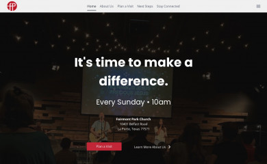 fairmontpark.org screenshot
