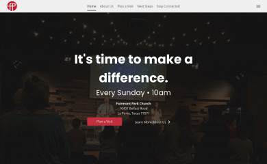 fairmontpark.org screenshot