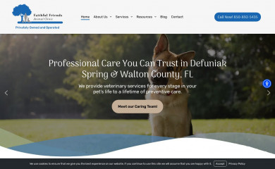 faithfulfriendsanimal.com screenshot