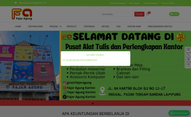 fajaragunglampung.com screenshot