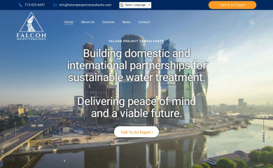 falconprojectconsultants.com screenshot