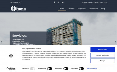 famarehabilitaciones.com screenshot