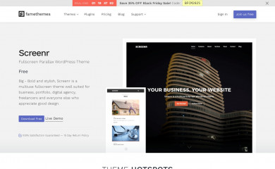 https://www.famethemes.com/themes/screenr screenshot