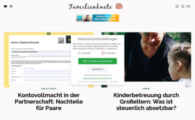 familienknete.de screenshot