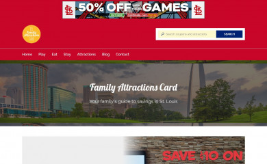 familyattractionscard.com screenshot