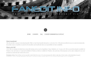 fanedit.info screenshot