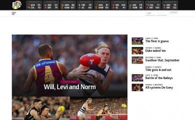 fanfooty.com.au screenshot