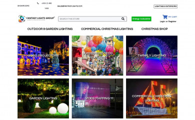 fantasylights.ie screenshot