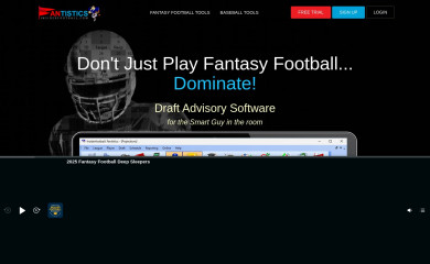 fantistics.com screenshot