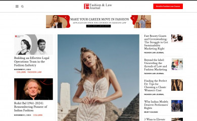 fashionlawjournal.com screenshot