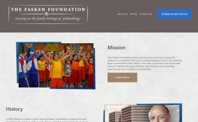 faskenfoundation.org screenshot
