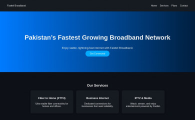fasttel.com.pk screenshot