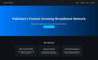 fasttel.com.pk screenshot