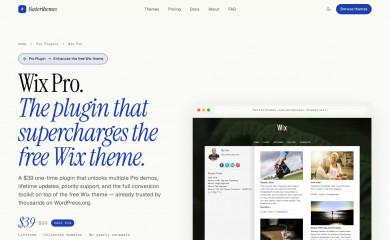 Wix screenshot
