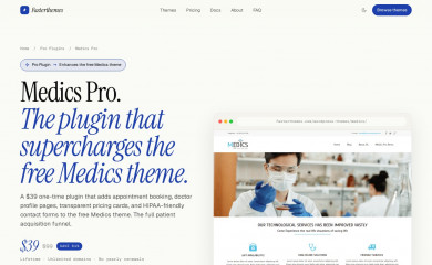 https://fasterthemes.com/wordpress-themes/medics screenshot