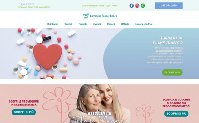 farmaciafiumebianco.it screenshot