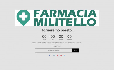 farmaciamilitello.it screenshot