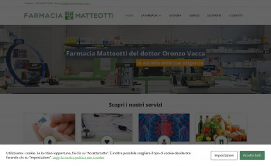 farmaciavaccaoronzo.it screenshot