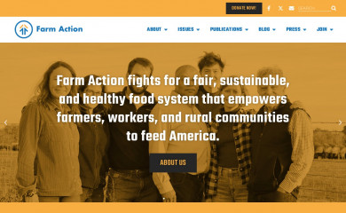 farmactionalliance.org screenshot