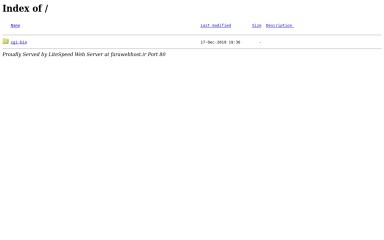 farawebhost.ir screenshot