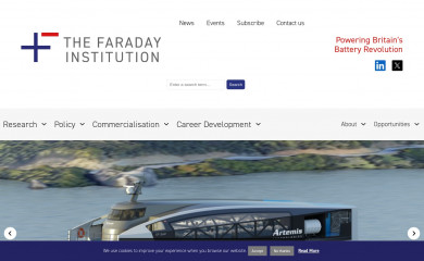 faraday.ac.uk screenshot