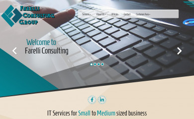 farelliconsulting.com screenshot