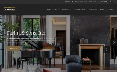 farinaandsons.com screenshot