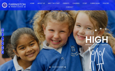 faringtonprimaryschool.co.uk screenshot