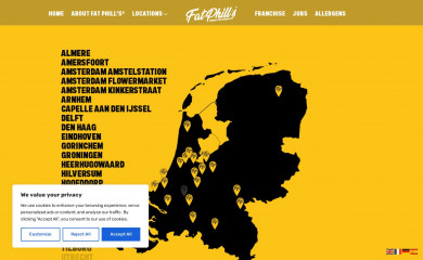 fatphillsdiner.com screenshot