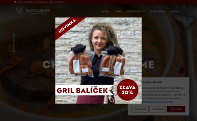 fatrabeef.sk screenshot