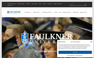 faulkner.edu screenshot