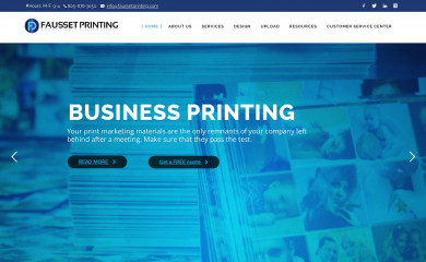 faussetprinting.com screenshot