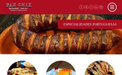 faxchixrestaurant.com screenshot