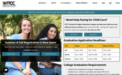 faytechcc.edu screenshot