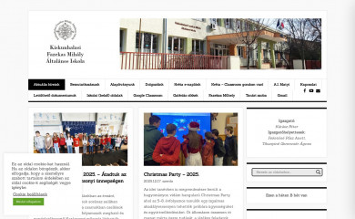 fazekasiskola.hu screenshot