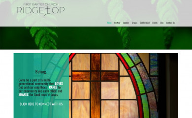 fbcridgetop.org screenshot