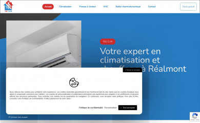 fbsclim.fr screenshot