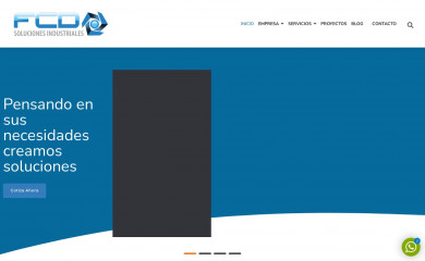 fcdsolucionesindustriales.co screenshot