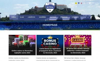 fcnitra.com screenshot