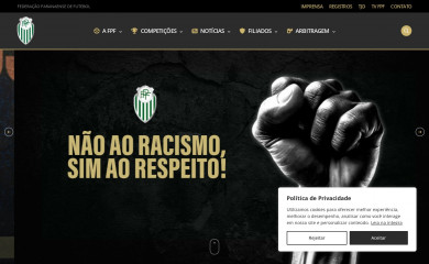 federacaopr.com.br screenshot