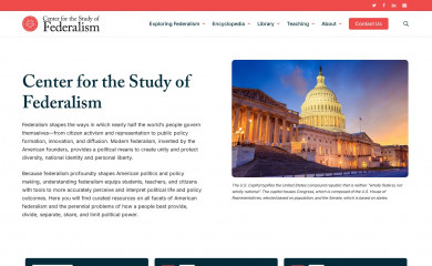 federalism.org screenshot