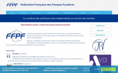 federationpompesfunebres.com screenshot