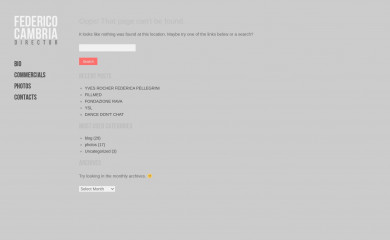 federicocambria.com screenshot